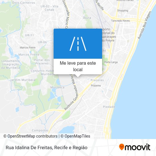 Rua Idalina De Freitas mapa