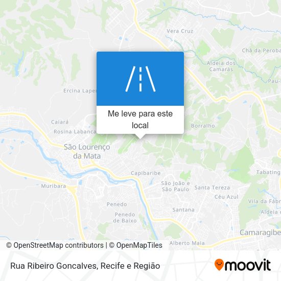 Rua Ribeiro Goncalves mapa