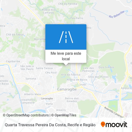 Quarta Travessa Pereira Da Costa mapa