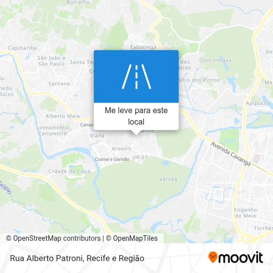 Rua Alberto Patroni mapa