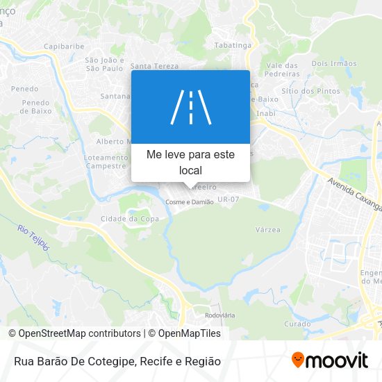 Rua Barão De Cotegipe mapa