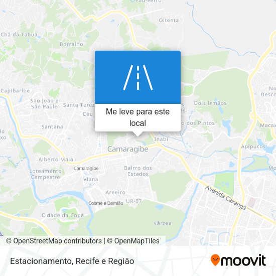 Estacionamento mapa