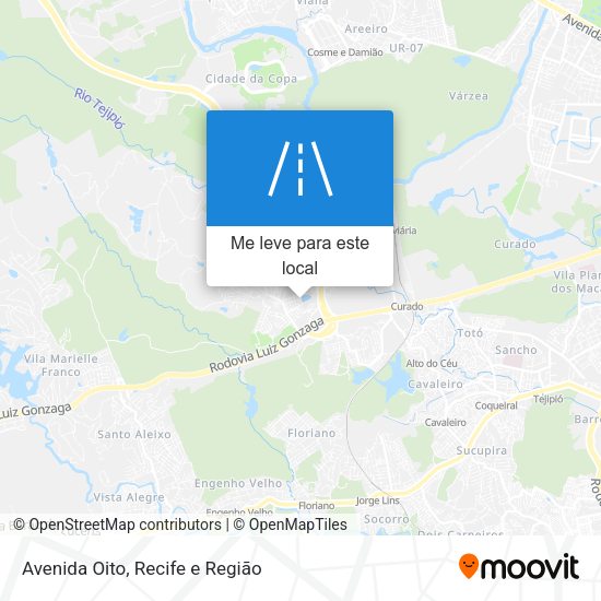 Avenida Oito mapa