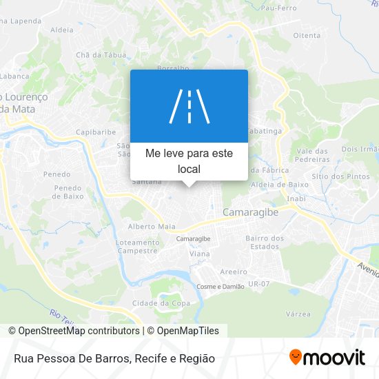 Rua Pessoa De Barros mapa