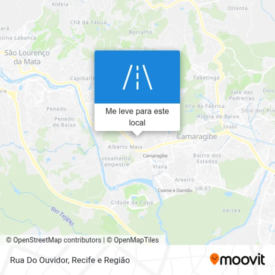 Rua Do Ouvidor mapa