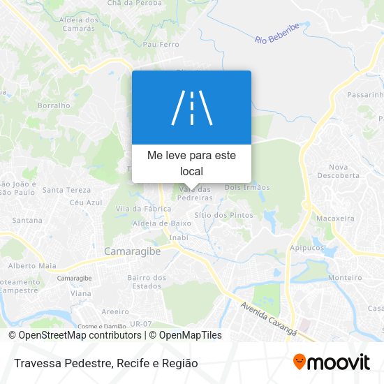 Travessa Pedestre mapa