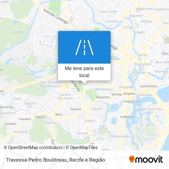 Travessa Pedro Boulitreau mapa