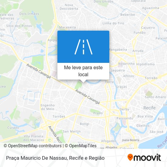 Praça Mauricio De Nassau mapa