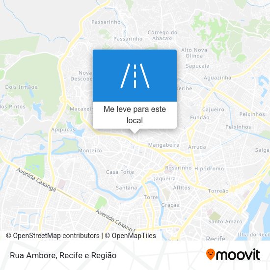 Rua Ambore mapa