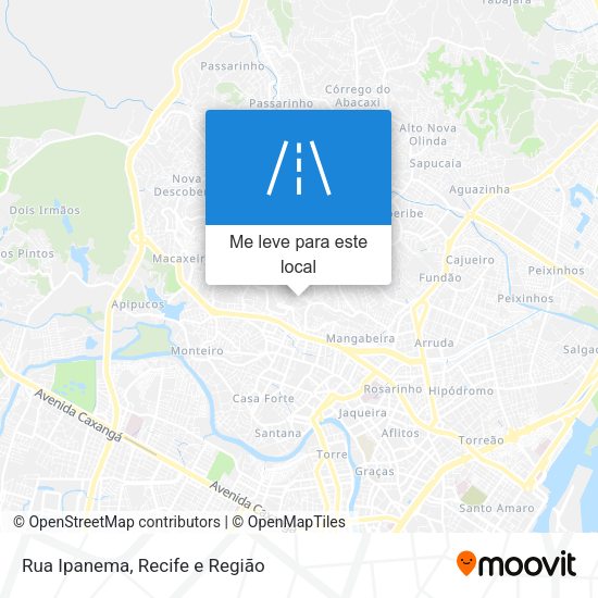 Rua Ipanema mapa