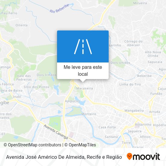 Avenida José Américo De Almeida mapa