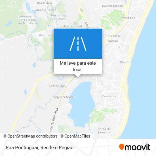 Rua Pontinguar mapa