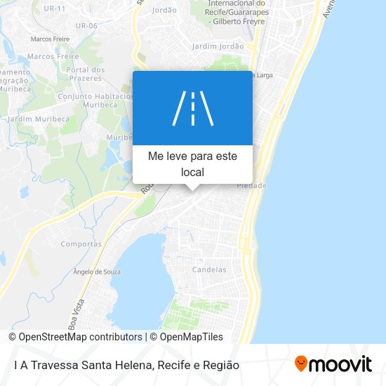 I A Travessa Santa Helena mapa