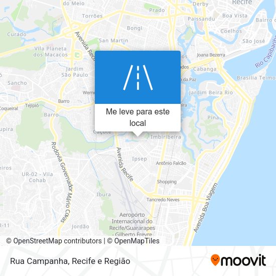 Rua Campanha mapa