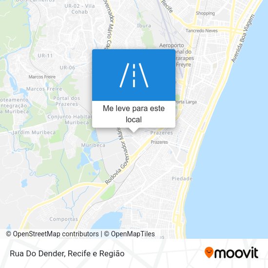 Rua Do Dender mapa