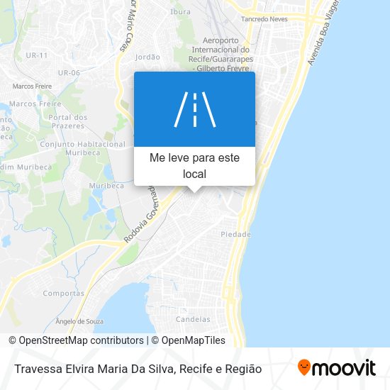 Travessa Elvira Maria Da Silva mapa