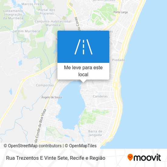 Rua Trezentos E Vinte Sete mapa