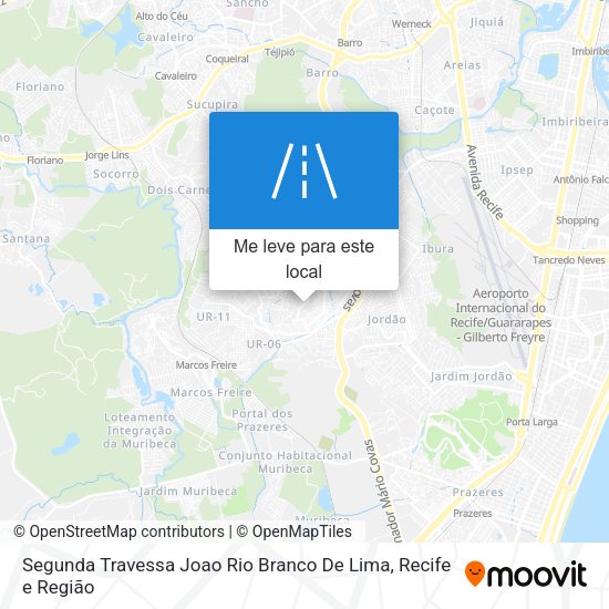 Segunda Travessa Joao Rio Branco De Lima mapa