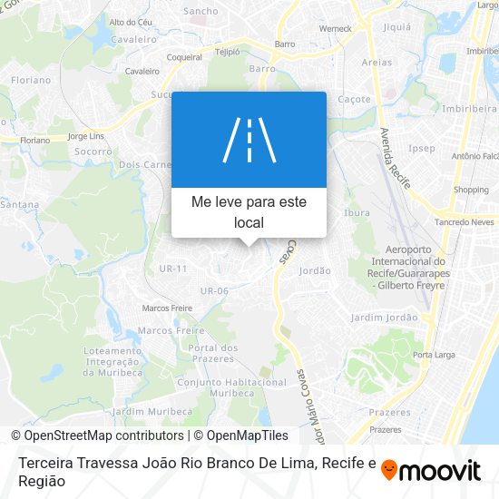 Terceira Travessa João Rio Branco De Lima mapa