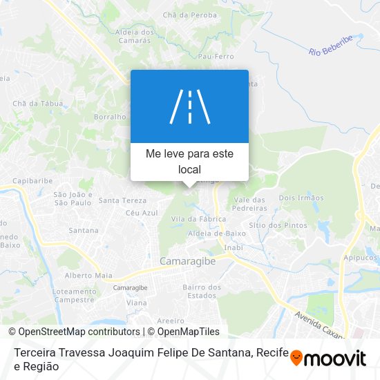Terceira Travessa Joaquim Felipe De Santana mapa