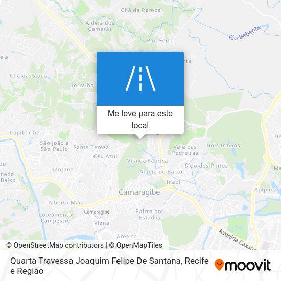 Quarta Travessa Joaquim Felipe De Santana mapa