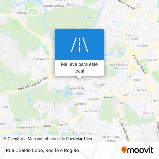 Rua Ubaldo Lobo mapa