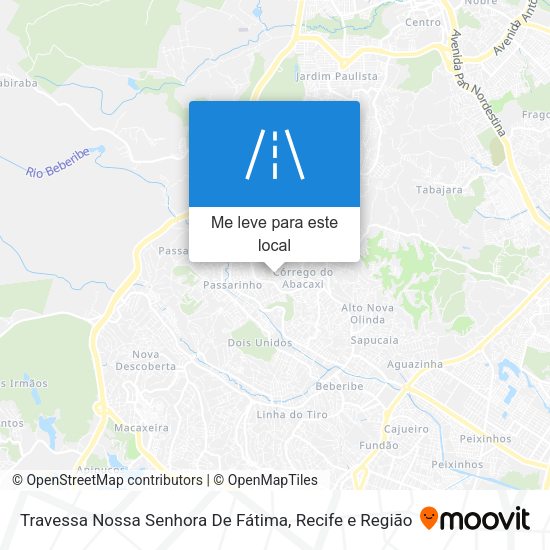 Travessa Nossa Senhora De Fátima mapa