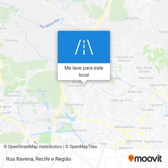 Rua Ravena mapa