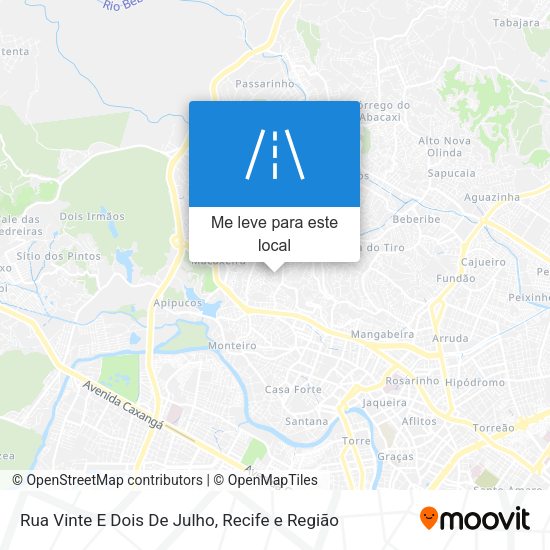 Rua Vinte E Dois De Julho mapa