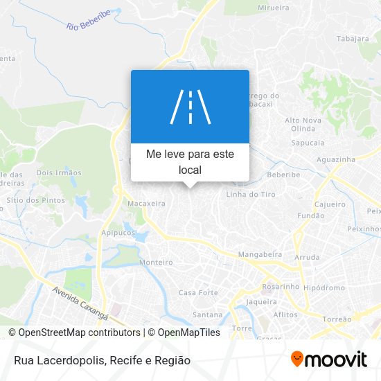 Rua Lacerdopolis mapa