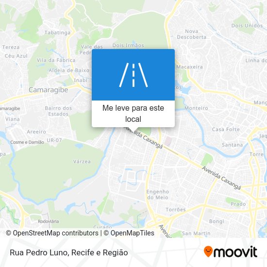 Rua Pedro Luno mapa