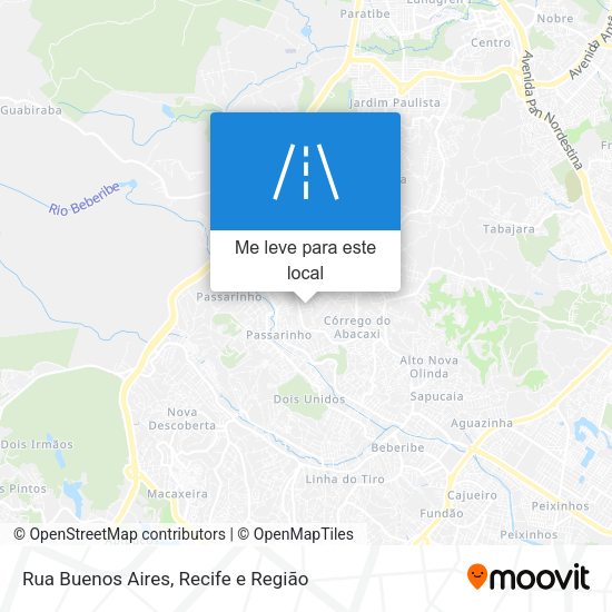 Rua Buenos Aires mapa