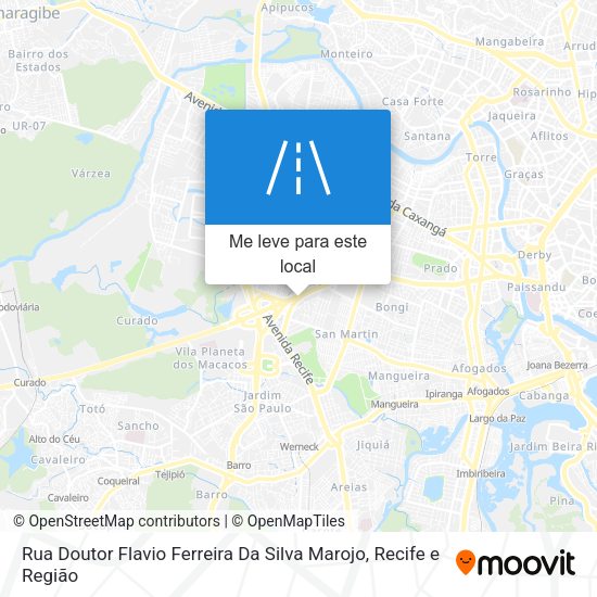 Rua Doutor Flavio Ferreira Da Silva Marojo mapa