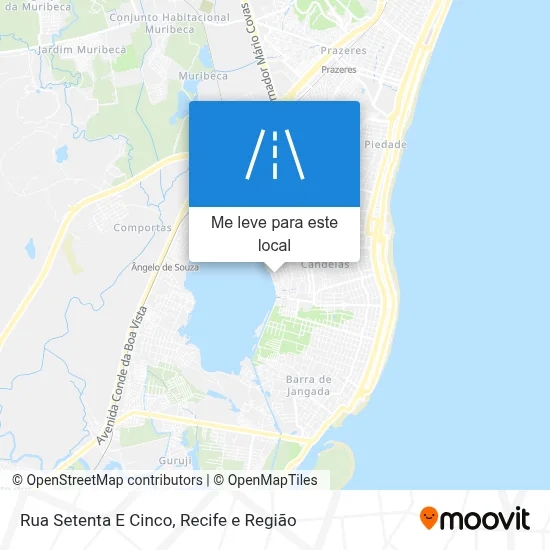Rua Setenta E Cinco mapa