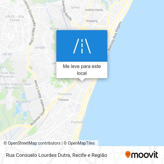 Rua Consuelo Lourdes Dutra mapa