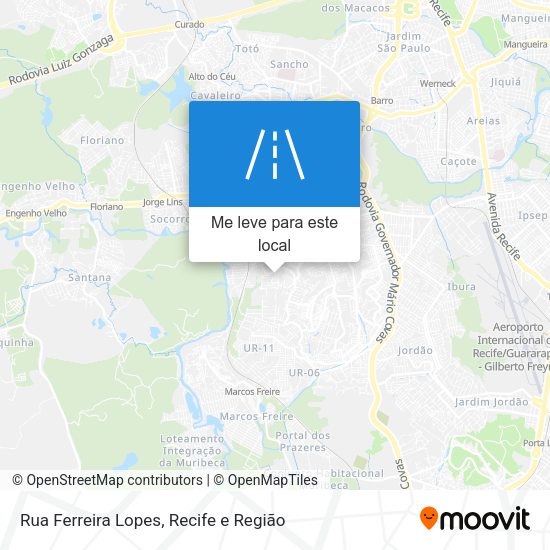 Rua Ferreira Lopes mapa