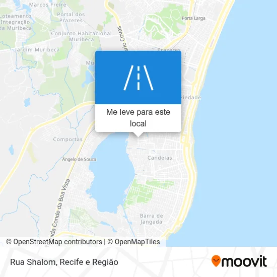 Rua Shalom mapa