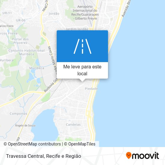Travessa Central mapa