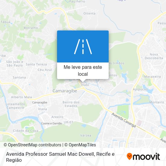 Avenida Professor Samuel Mac Dowell mapa