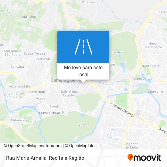 Rua Maria Amelia mapa