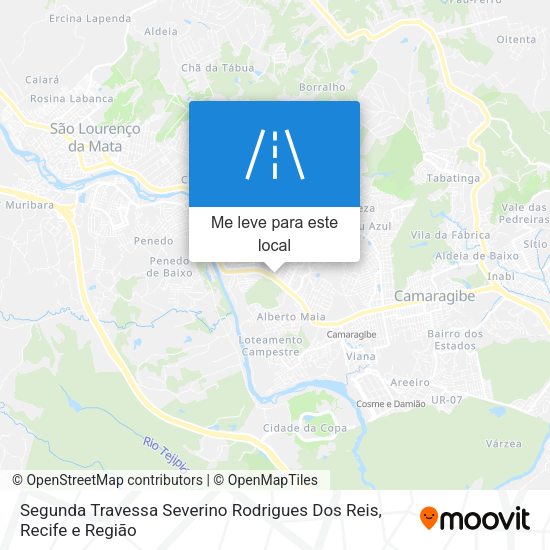 Segunda Travessa Severino Rodrigues Dos Reis mapa