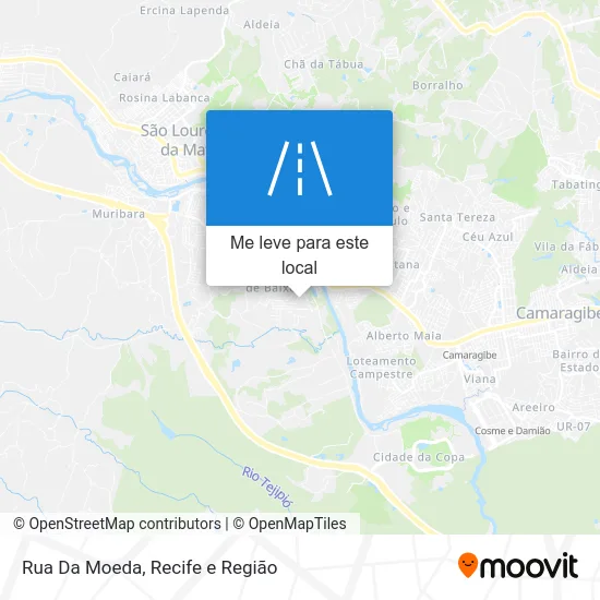 Rua Da Moeda mapa