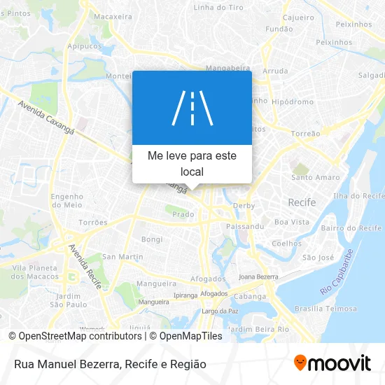 Rua Manuel Bezerra mapa