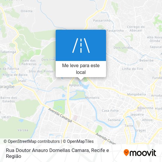 Rua Doutor Anauro Dornellas Camara mapa