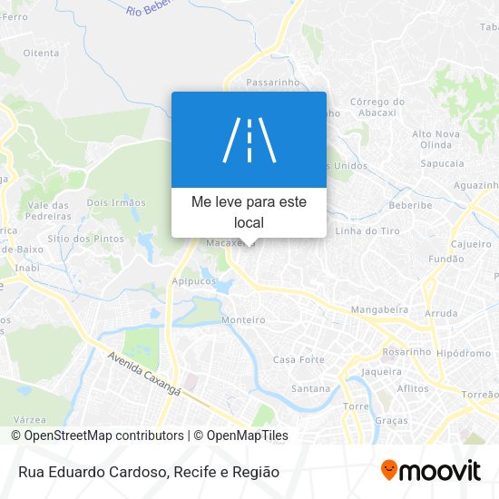 Rua Eduardo Cardoso mapa