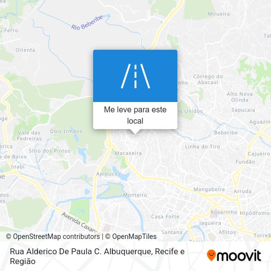 Rua Alderico De Paula C. Albuquerque mapa