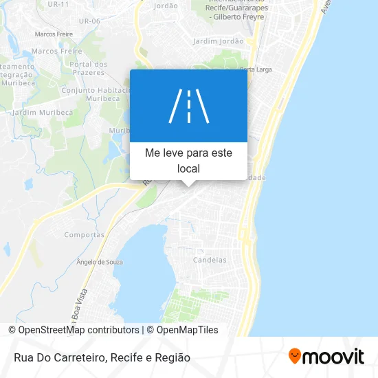 Rua Do Carreteiro mapa