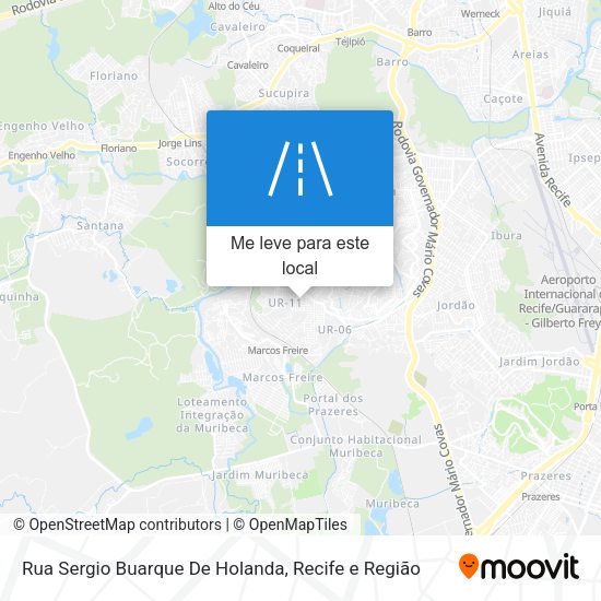 Rua Sergio Buarque De Holanda mapa