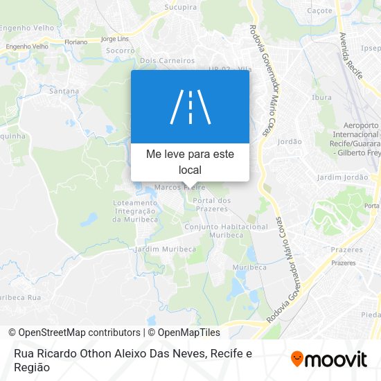 Rua Ricardo Othon Aleixo Das Neves mapa