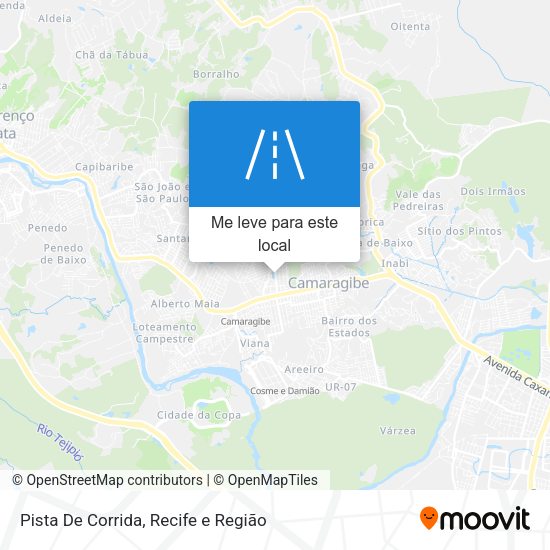Pista De Corrida mapa
